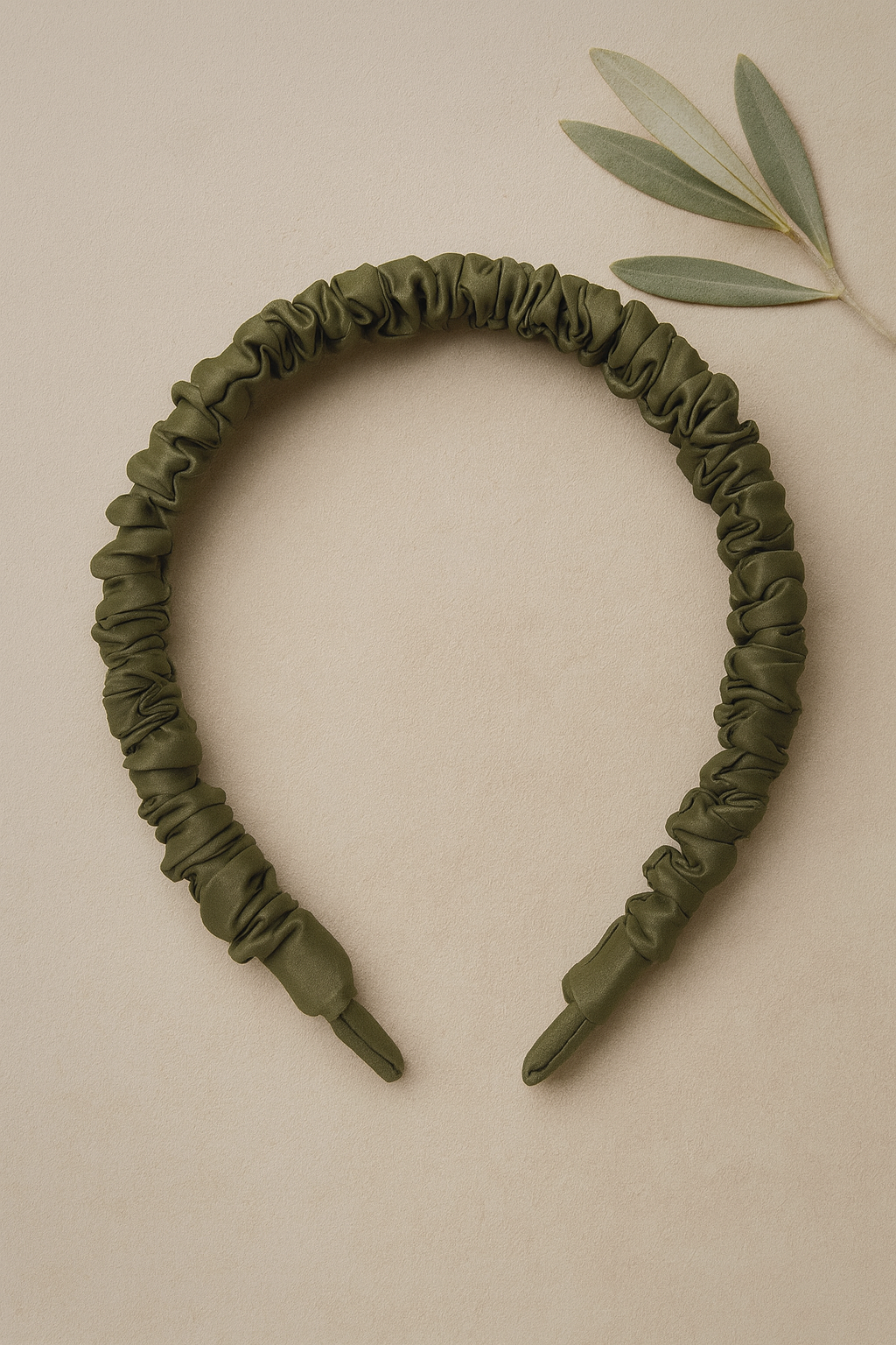 Ruched Silk Headband