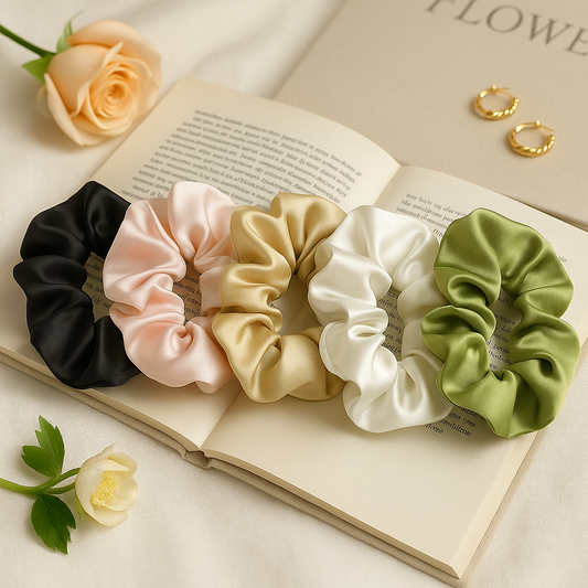 Medium Silk Scrunchies