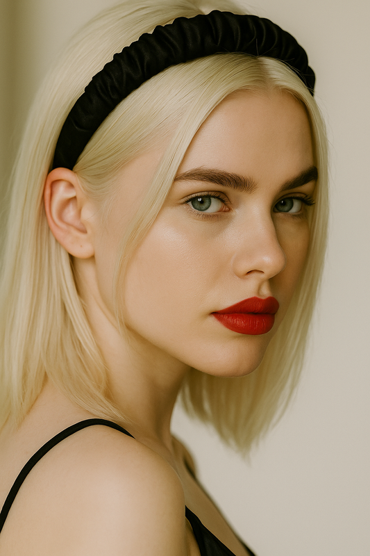 Ruched Silk Headband