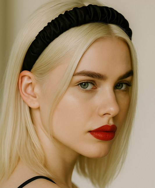 Ruched Silk Headband