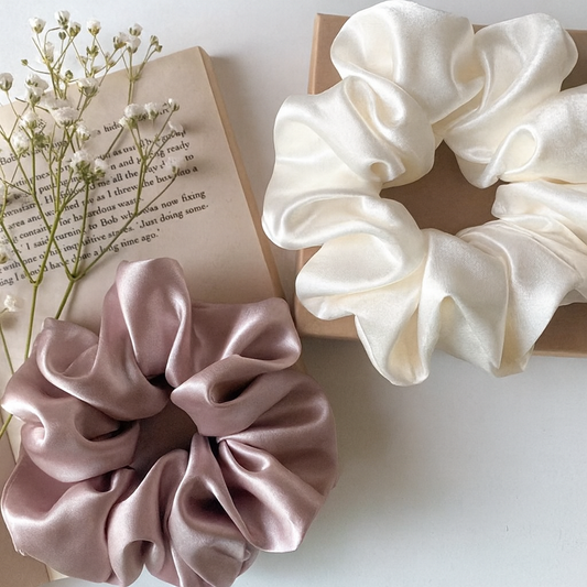 Large Silk Scrunchies