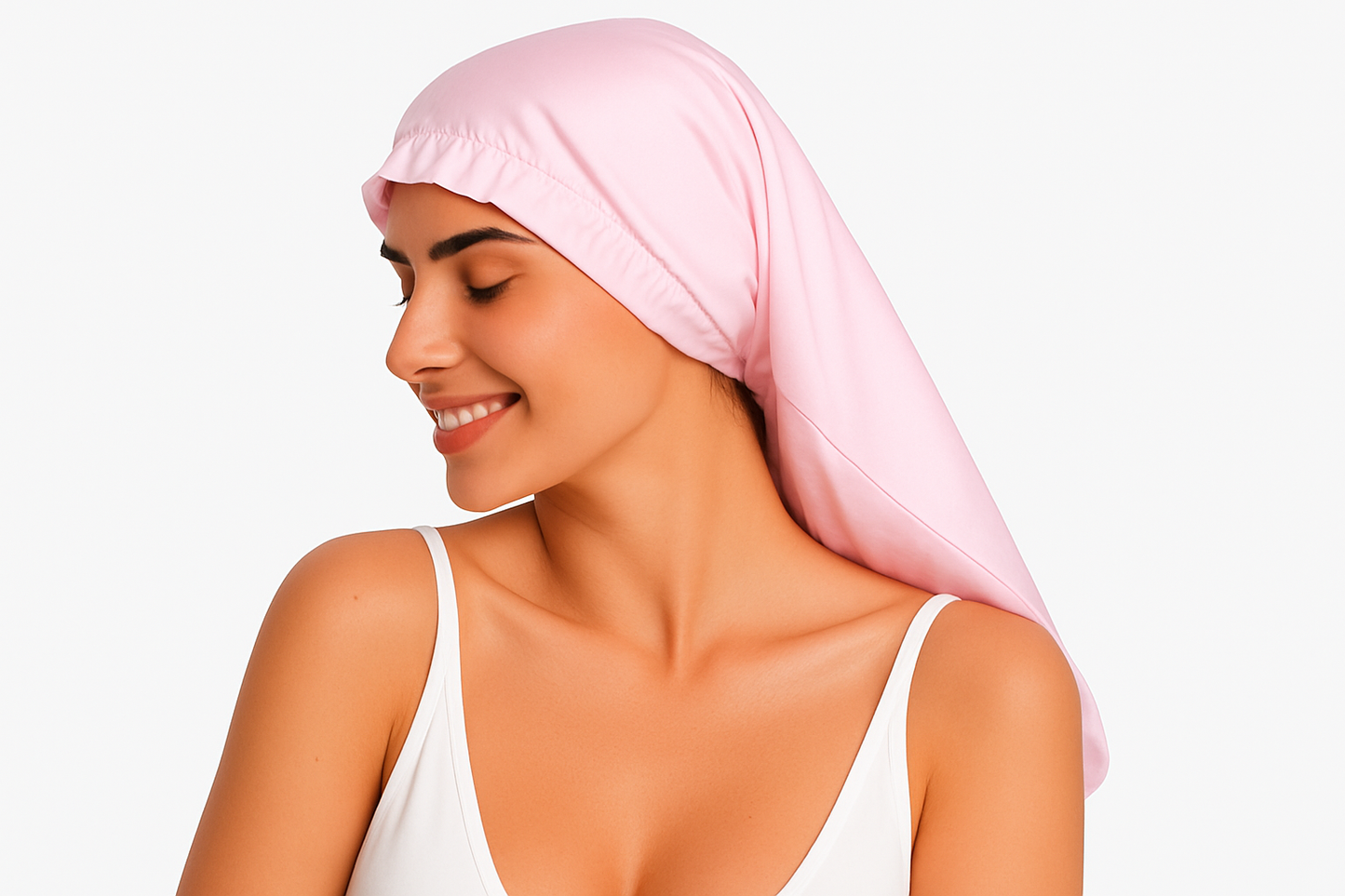 Long Silk Bonnet