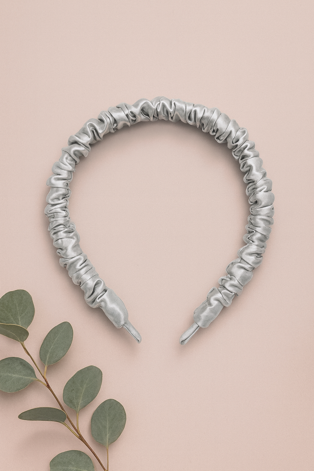 Ruched Silk Headband