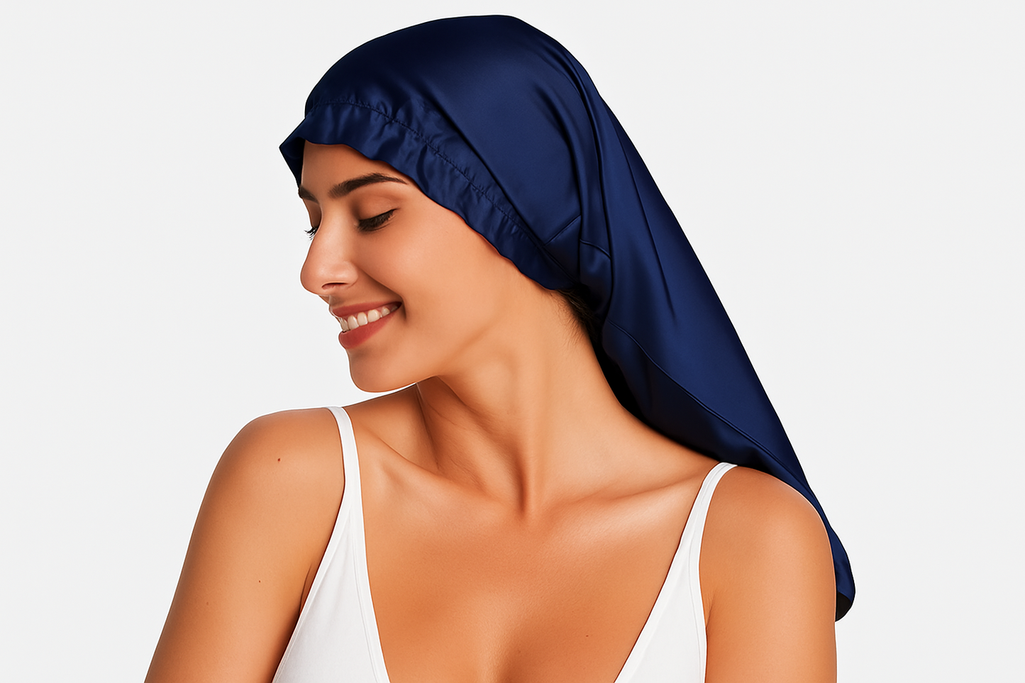 Long Silk Bonnet