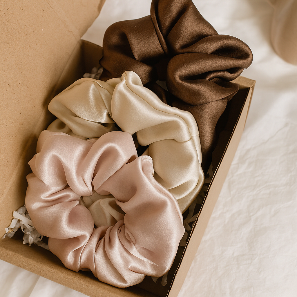 Large Silk Scrunchies