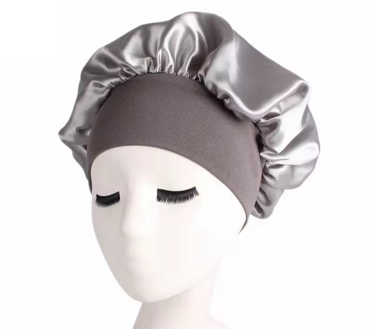 Wide Band Silk Bonnet