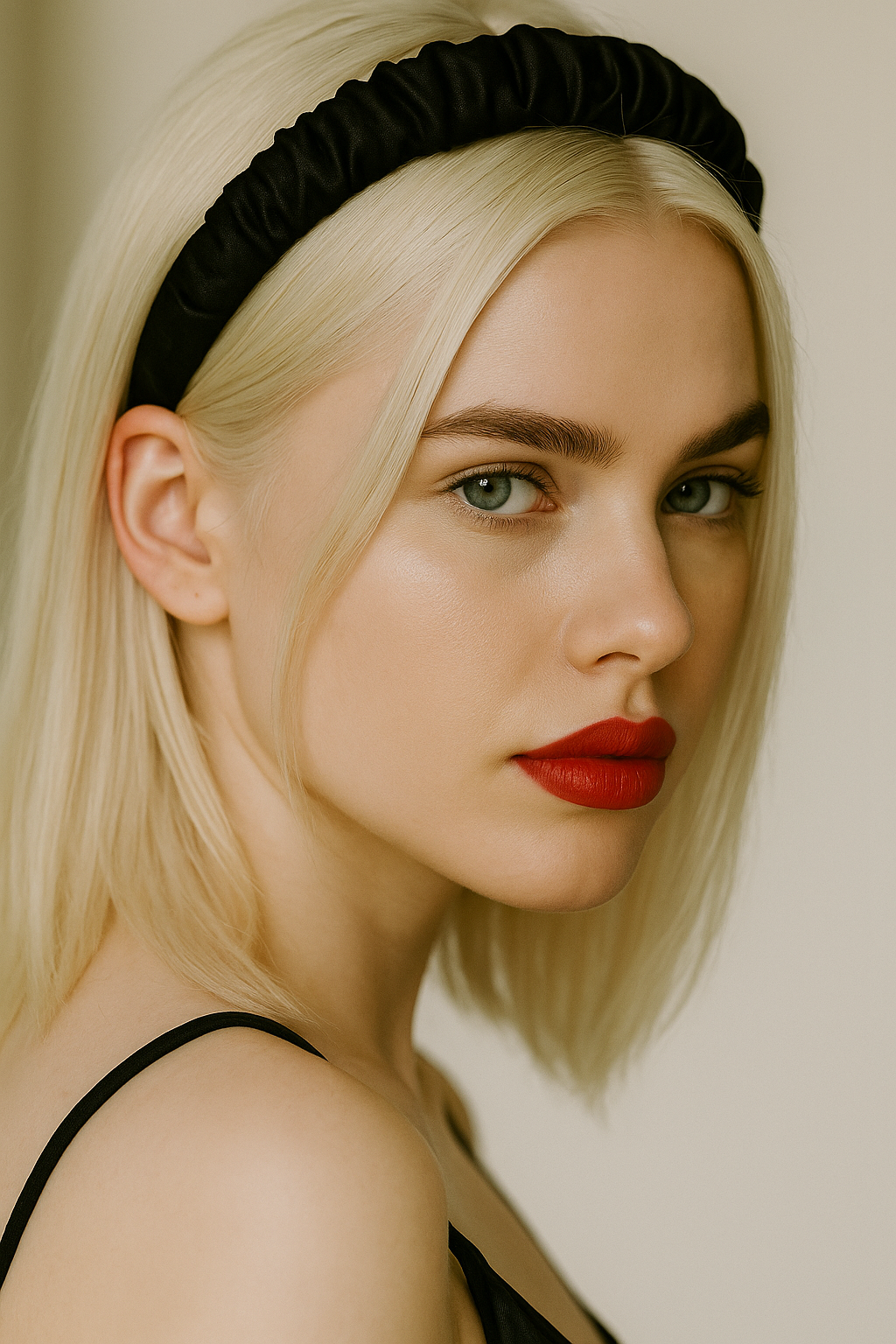 Ruched Silk Headband