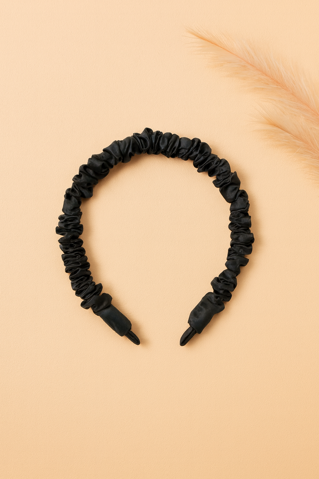 Ruched Silk Headband