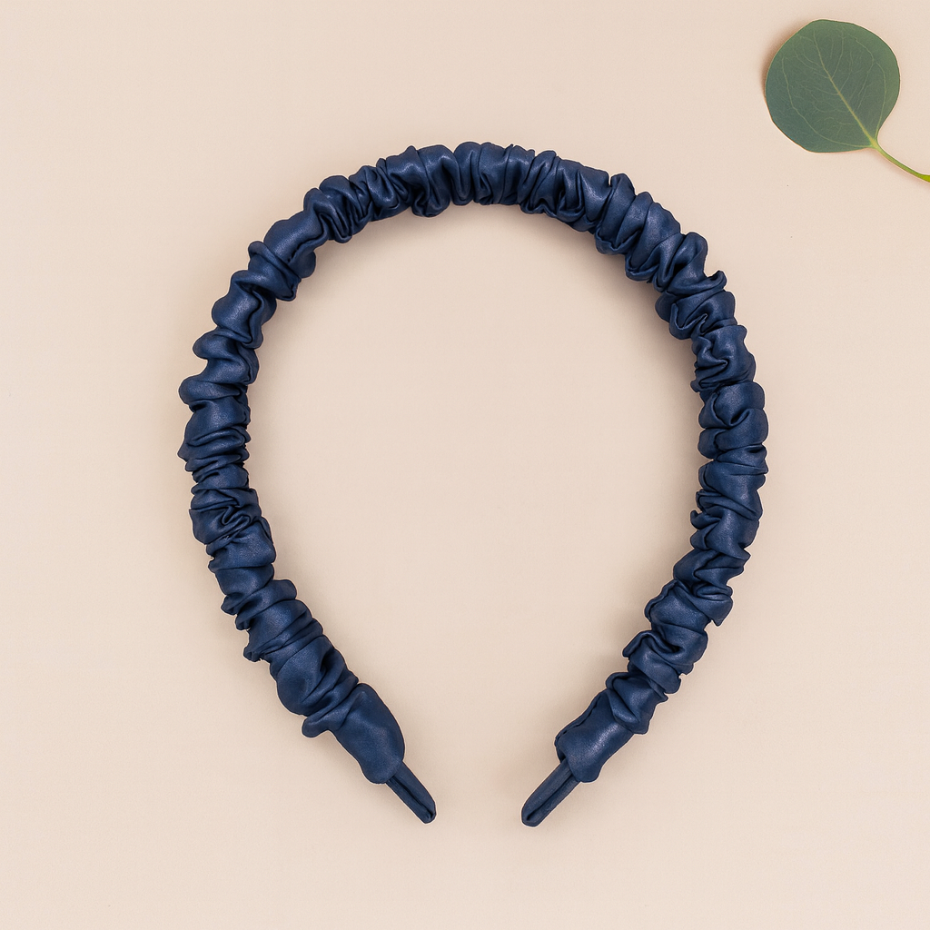 Ruched Silk Headband