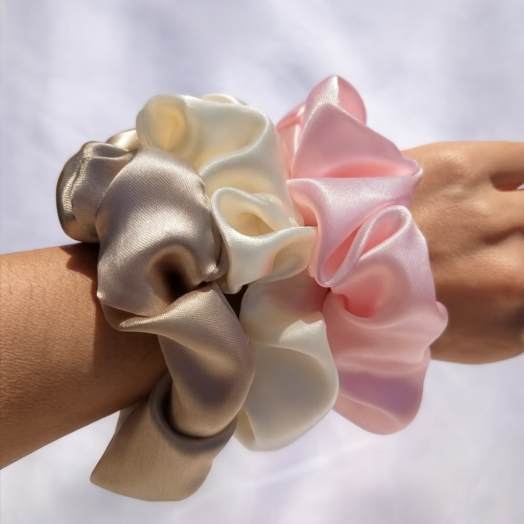Medium Silk Scrunchies