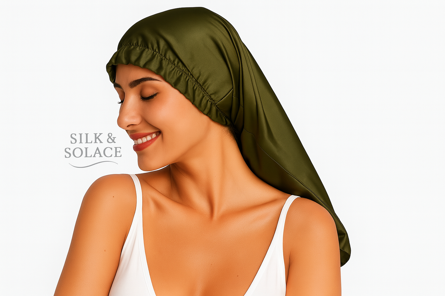 Long Silk Bonnet