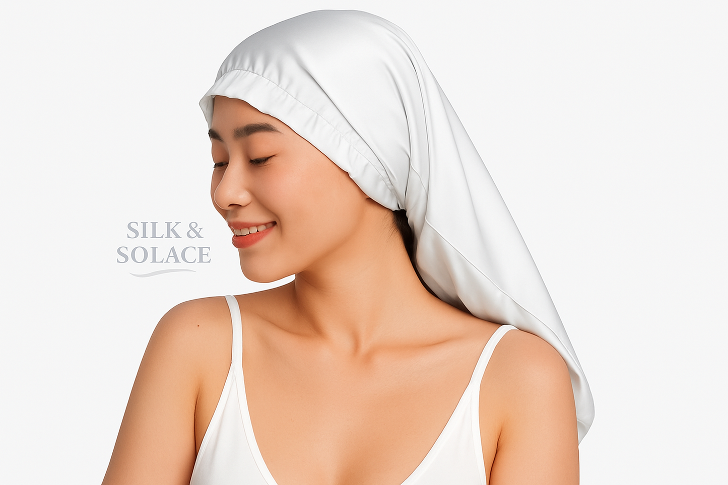 Long Silk Bonnet