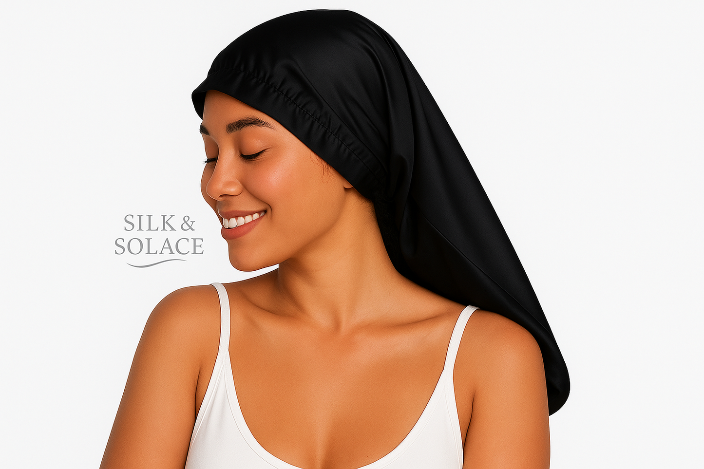 Long Silk Bonnet