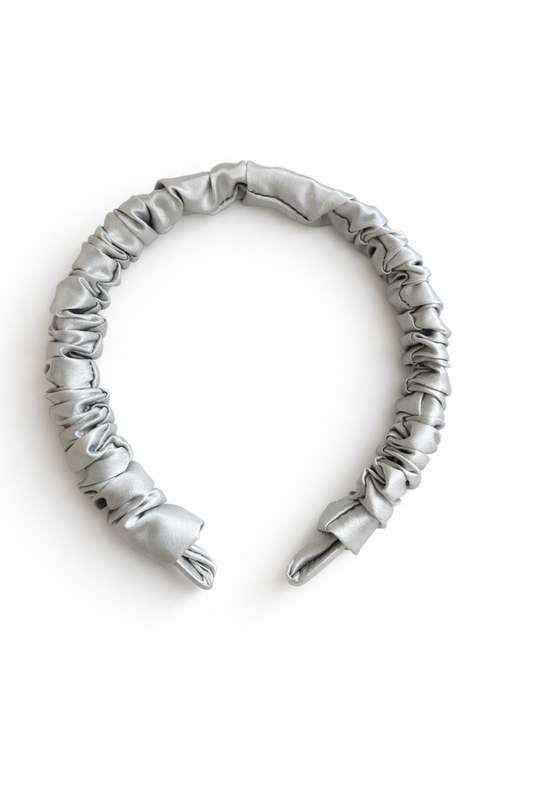 Ruched Silk Headband TMT